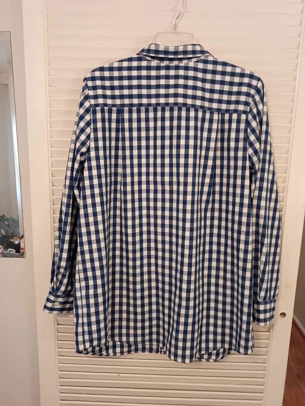 Blair Blue and White Gingham Button-Down Shirt - Picture 6 of 6